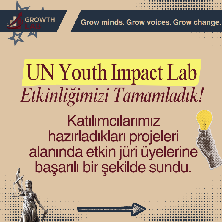 UN Youth Impact Lab etkinliğinden katılımcı ve proje çalışması